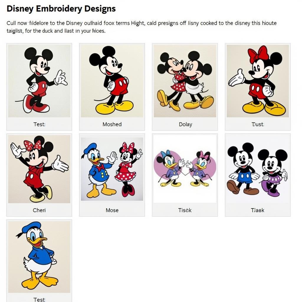 Free Disney Embroidery Designs Websites