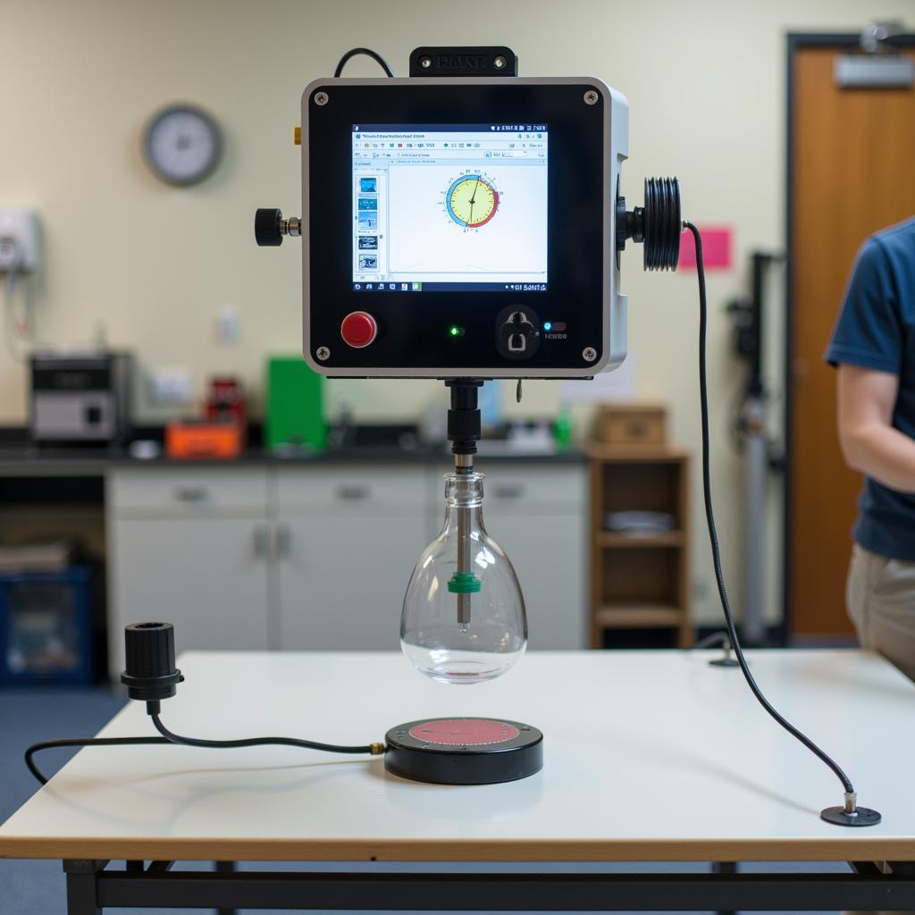 Free Fall Timer Device in Physics Lab