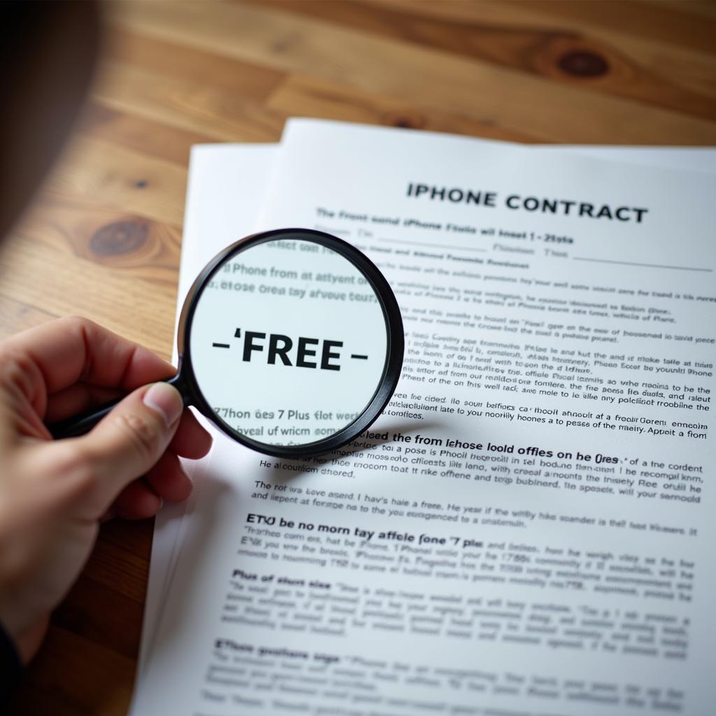 Analyzing the fine print of a "free" iPhone 7 Plus contract