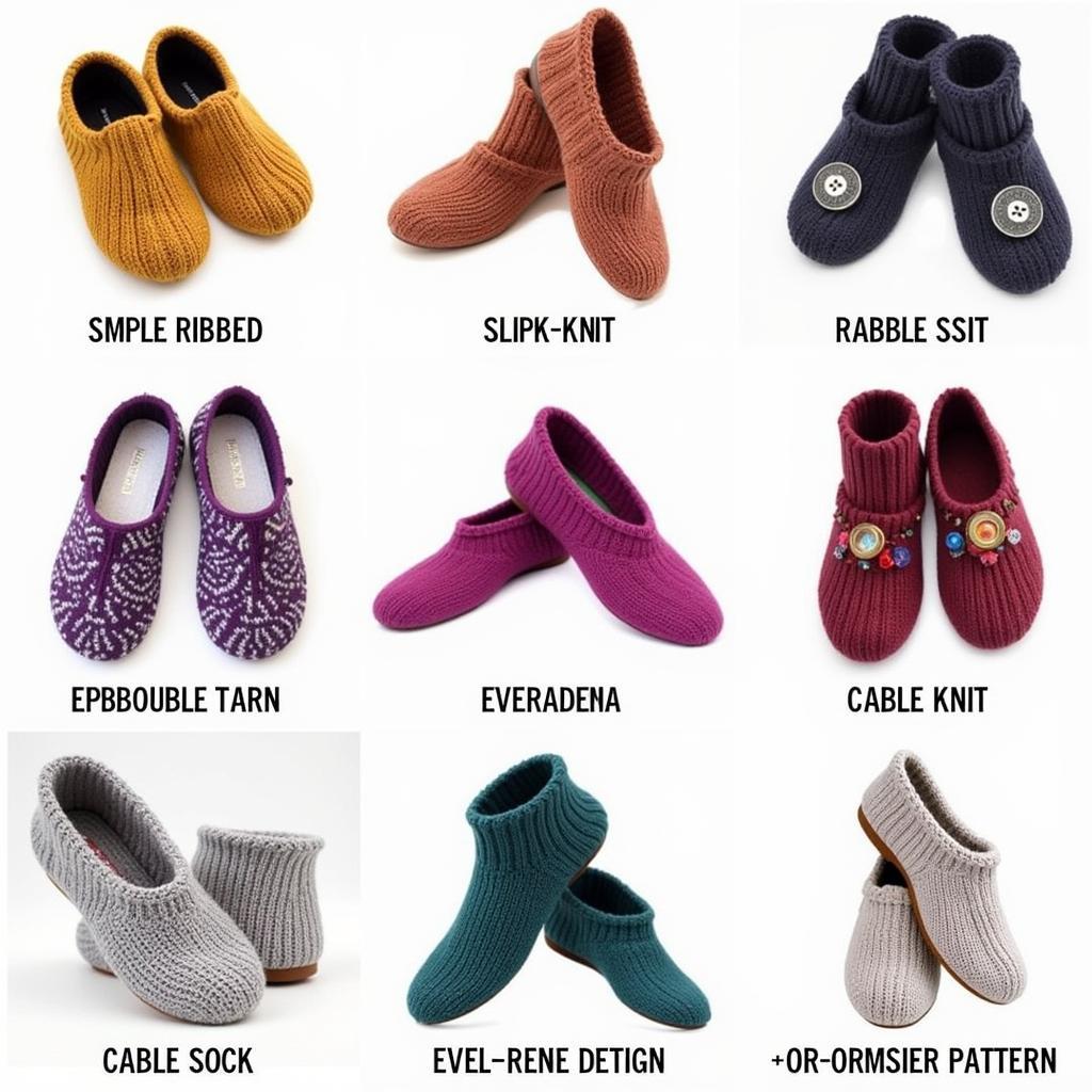 Variety of Free Knitting Patterns for Slipper Socks