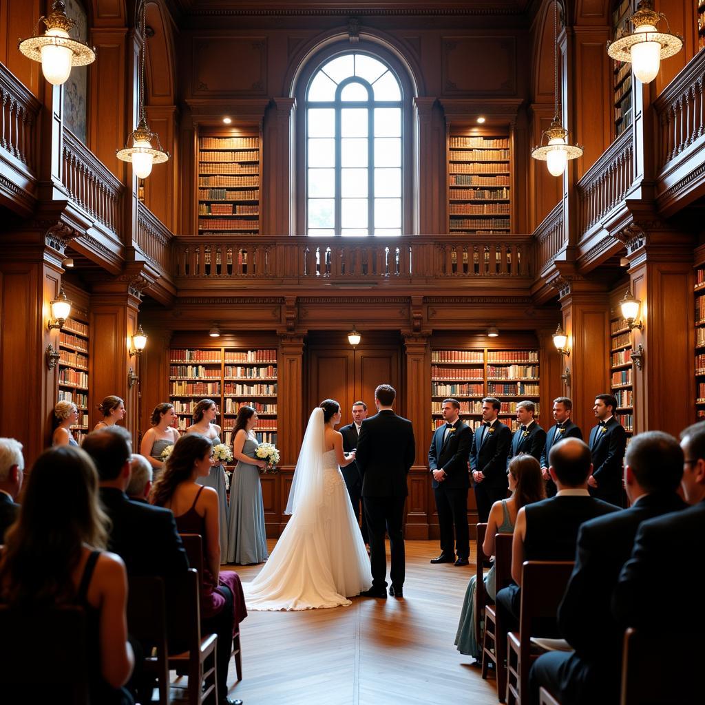 Free Library Philadelphia Wedding Ceremony