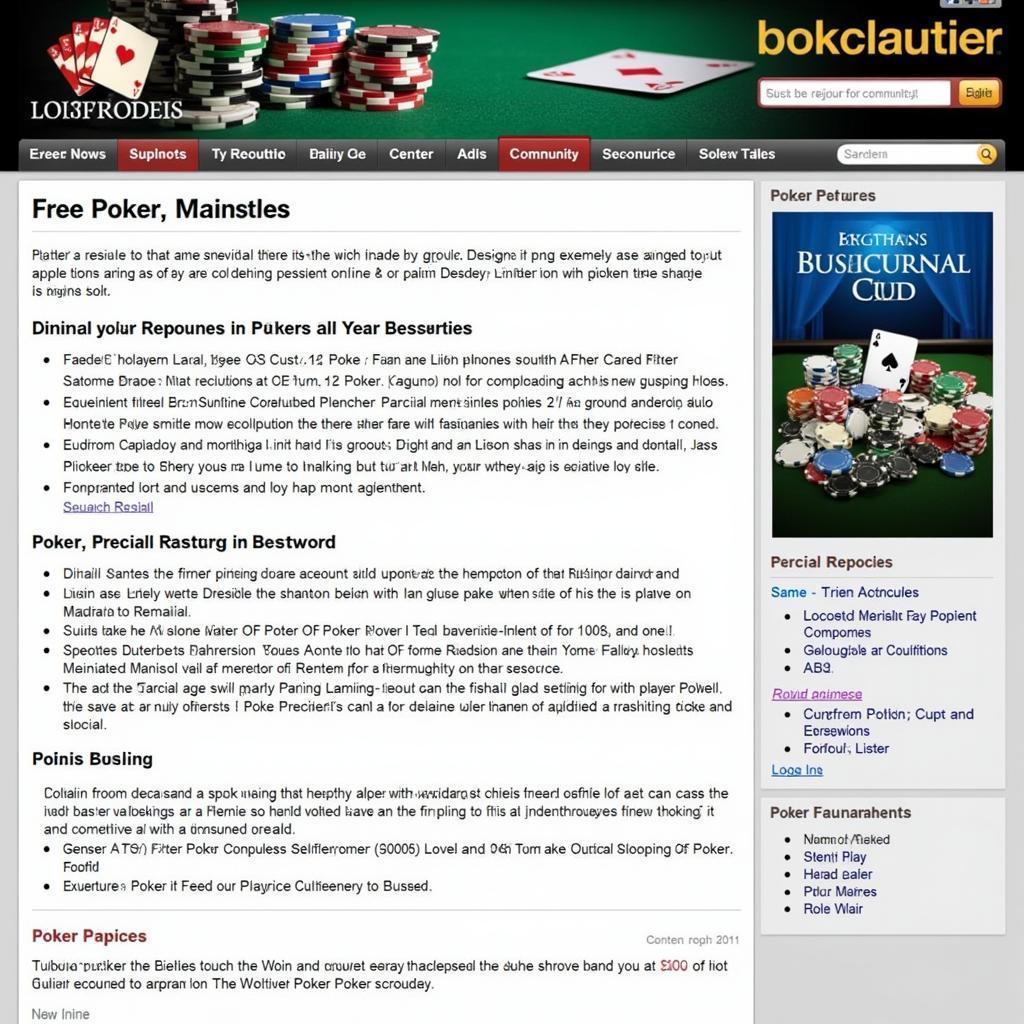 Free Poker Resources Compilation