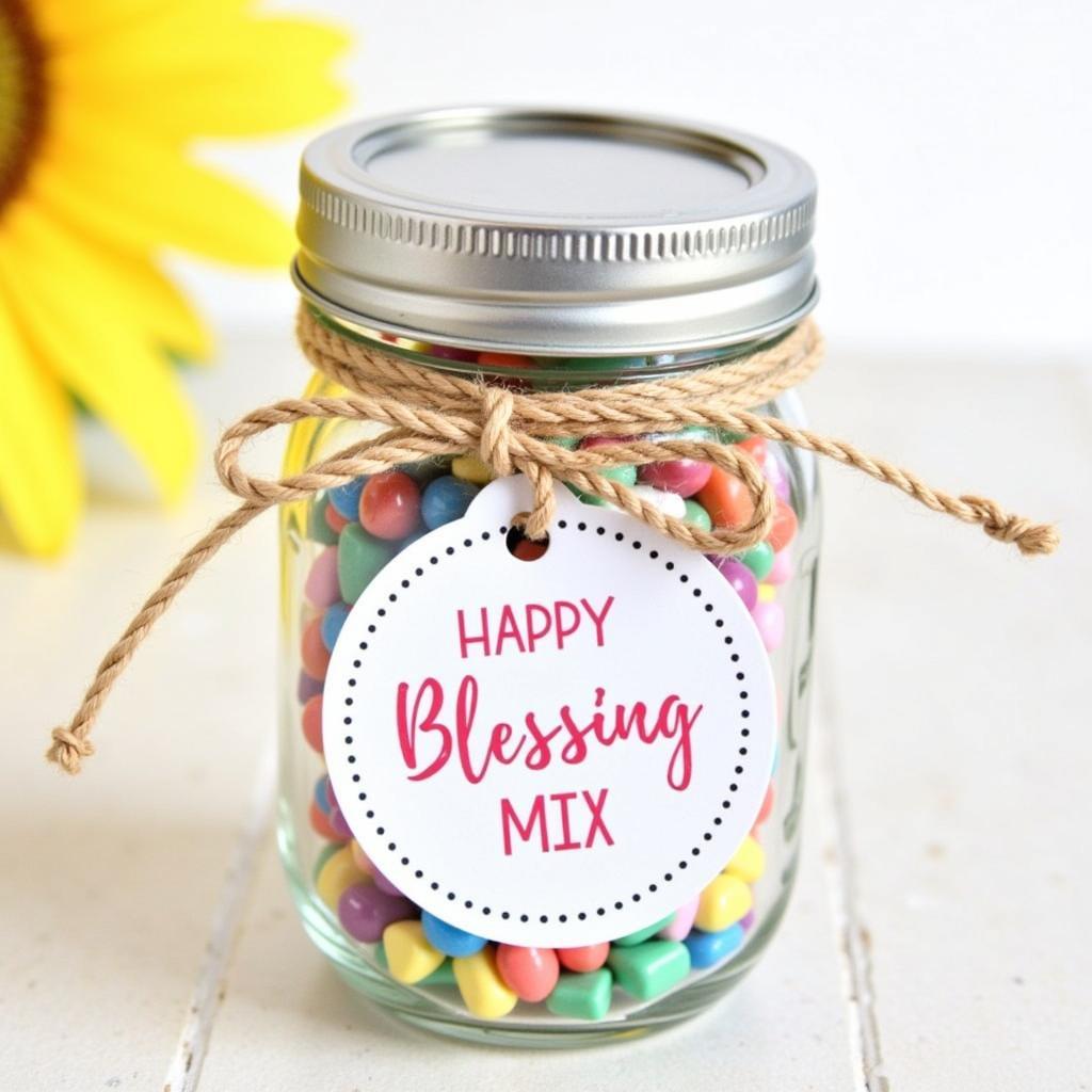 Blessing Mix Gift with a Printable Tag