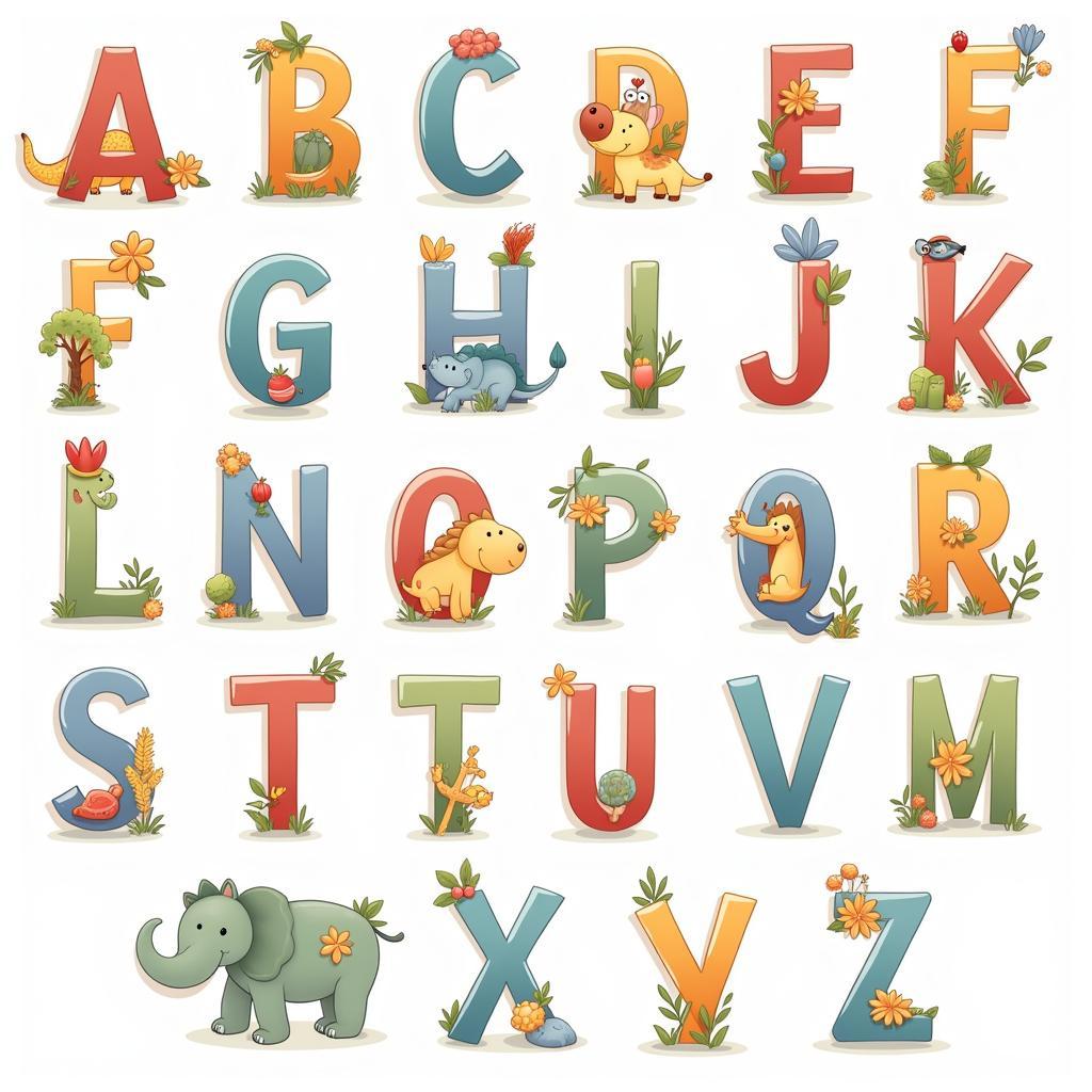 Free Printable Alphabet Chart for Classroom Decor