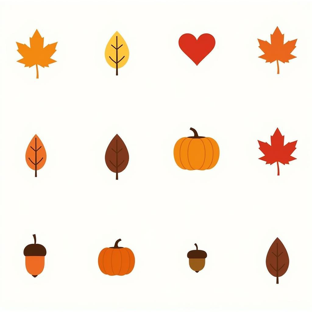 Various designs of free printable fall gift tags