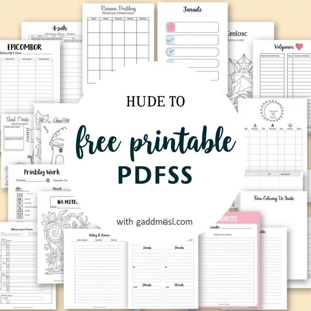 Examples of Free Printable PDFs