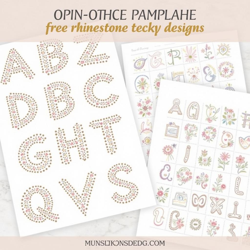 Free Rhinestone Template Designs