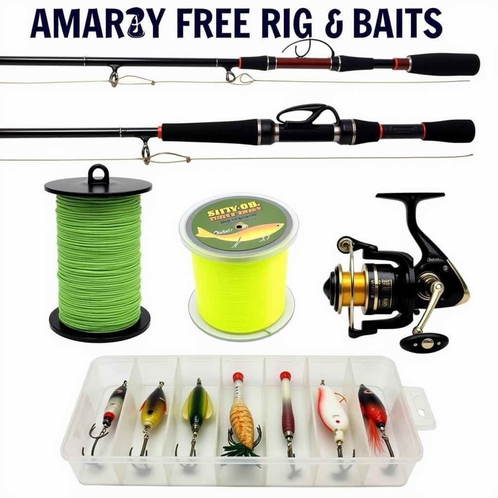 Free Rig Fishing Setup