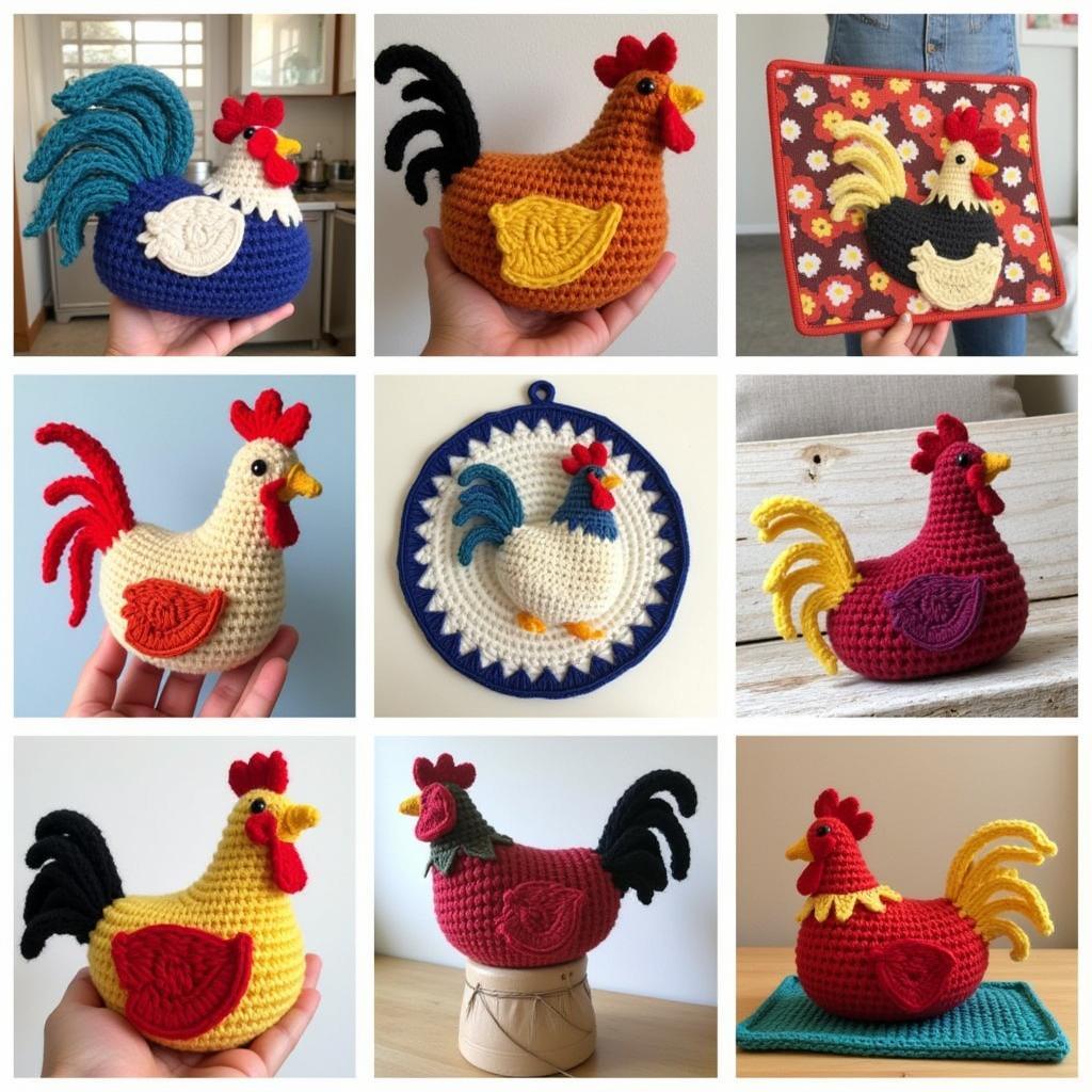 Free Rooster Crochet Pattern Ideas