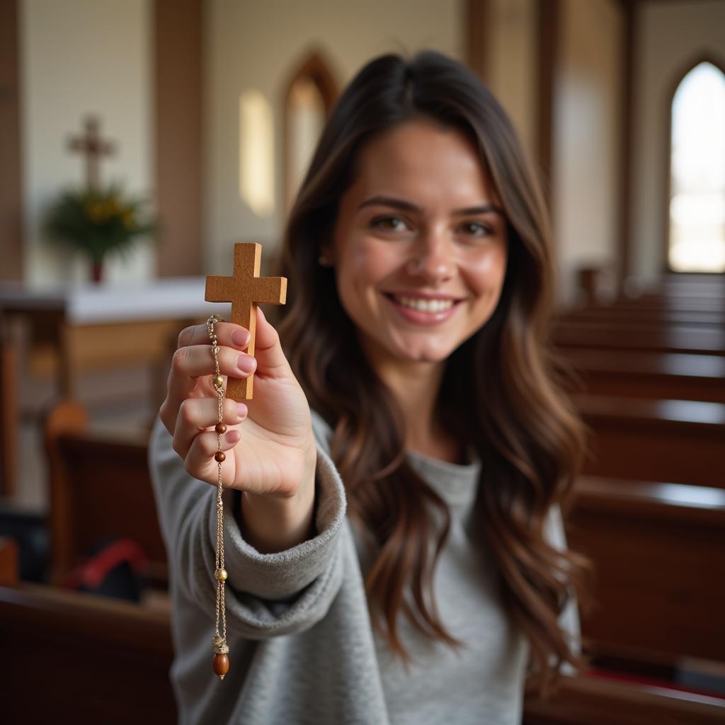 Free Rosary Received Through Church Donation