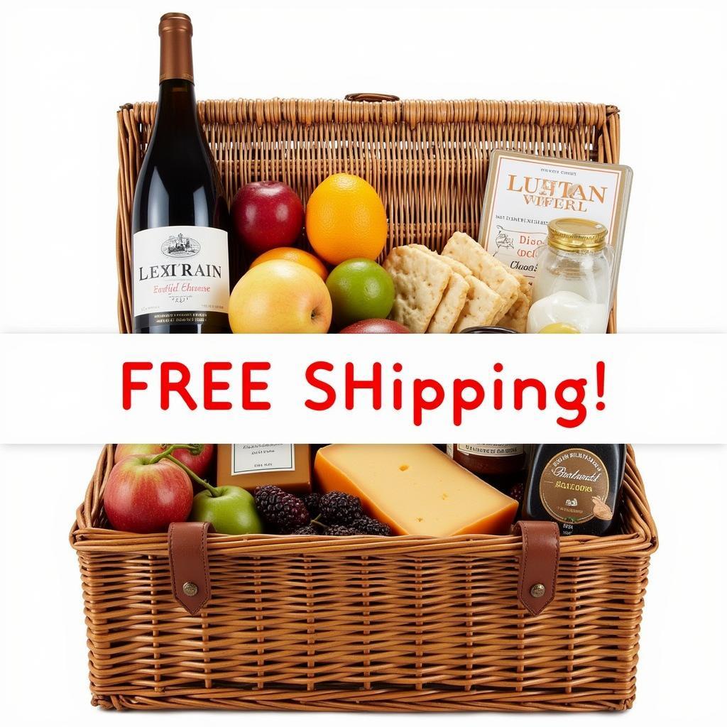 Free Shipping on Gourmet Food Gift Baskets