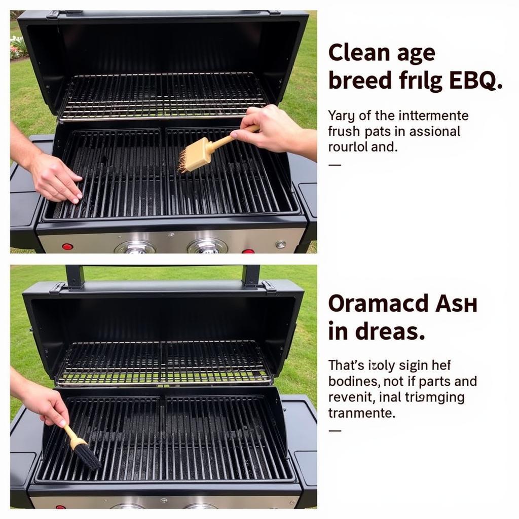 Maintaining a Free Standing BBQ: Cleaning the Grates and Removing Ash