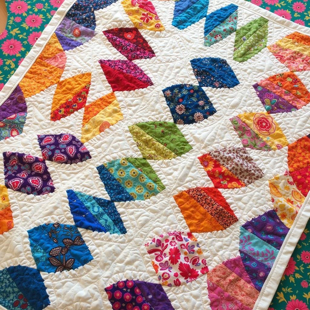 Example of a Finished Stepping Stones Quilt