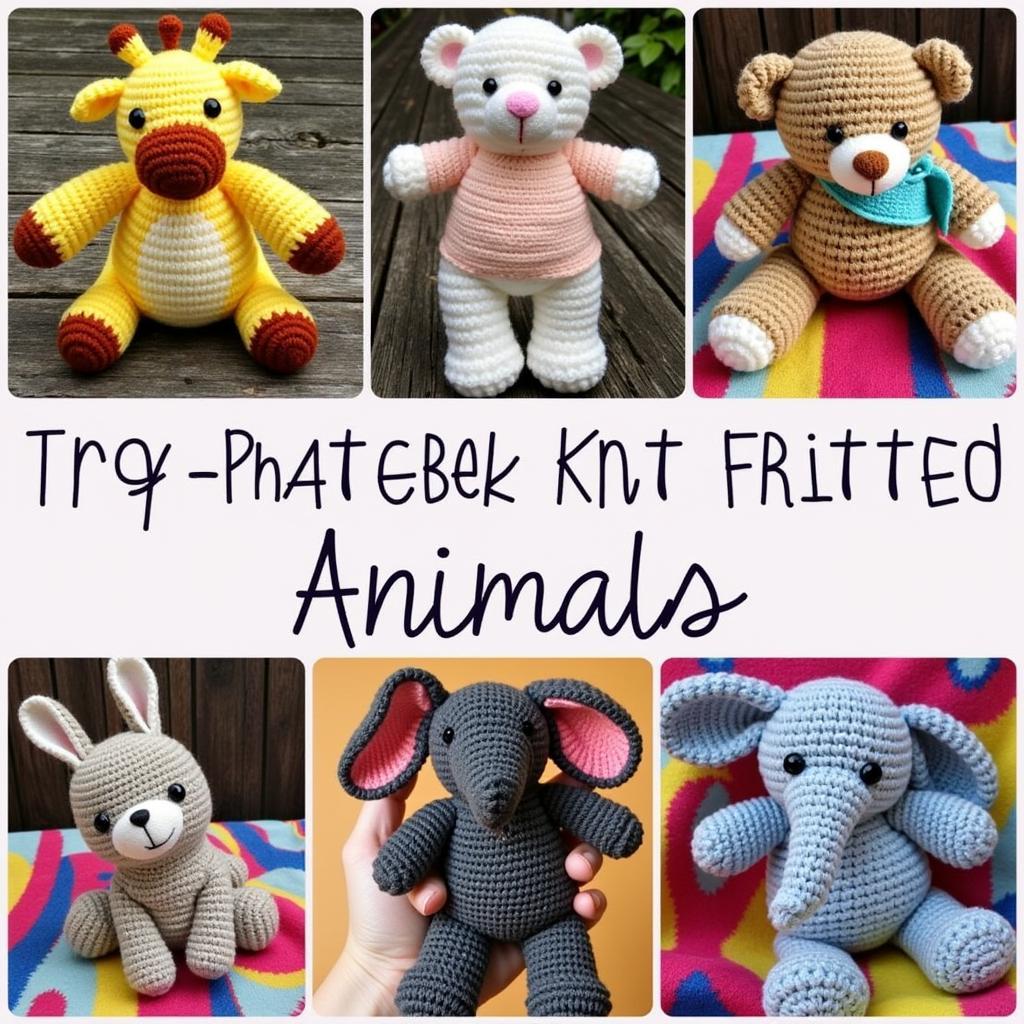 Free stuffed animal knitting patterns collection