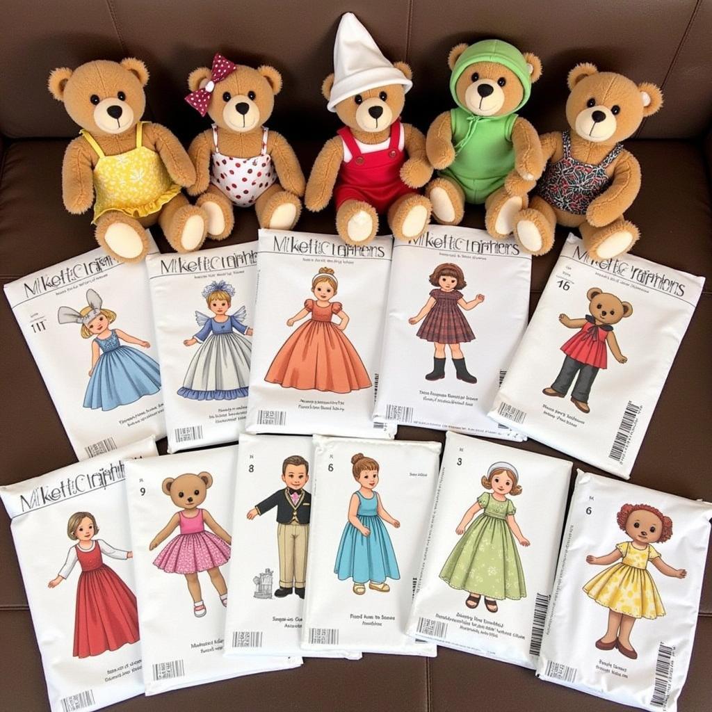 Collection of free teddy bear dress patterns