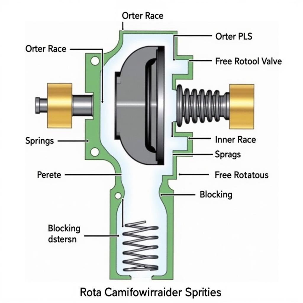 Free Wheeling Valve Mechanism Diagram