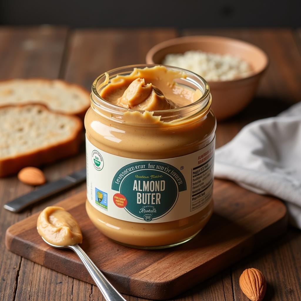 Jar of Gluten-Free Almond Butter