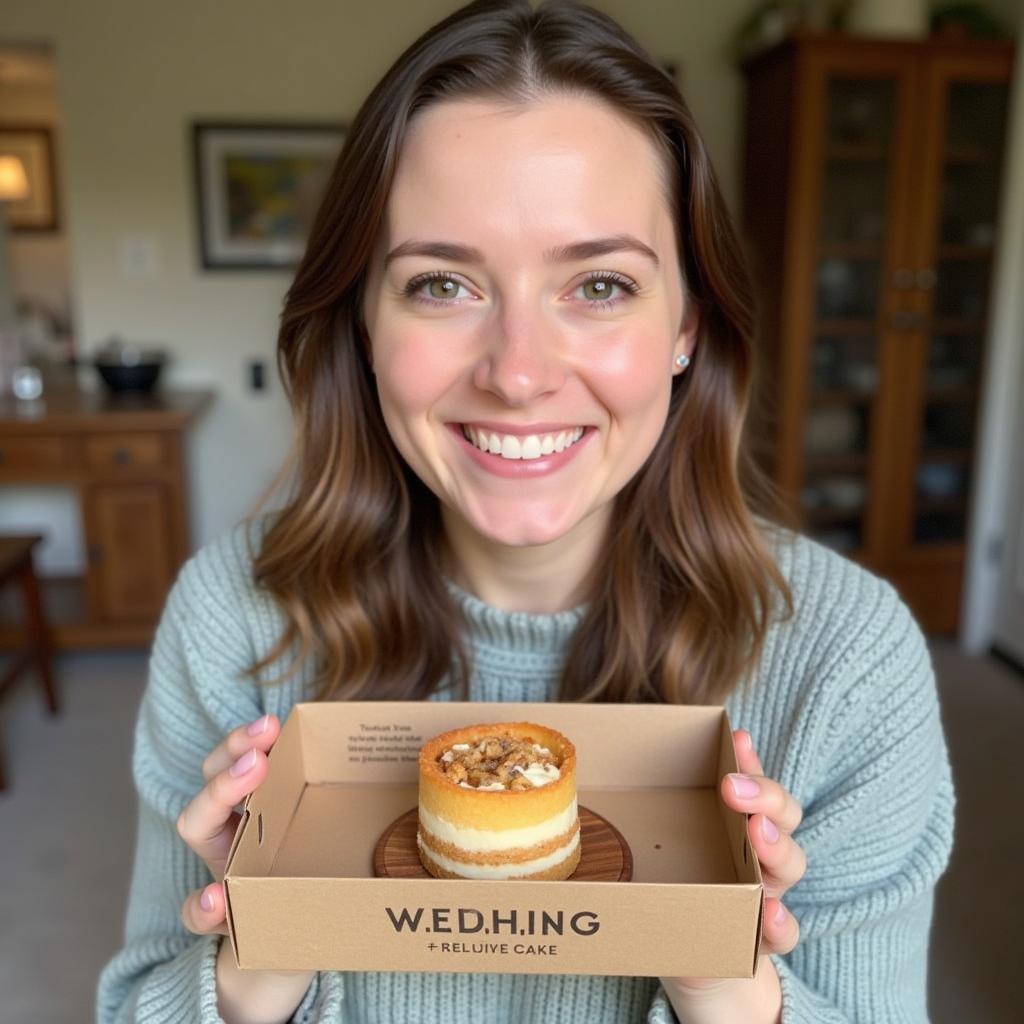 Enjoying a Gluten-Free Cake Tasting Box