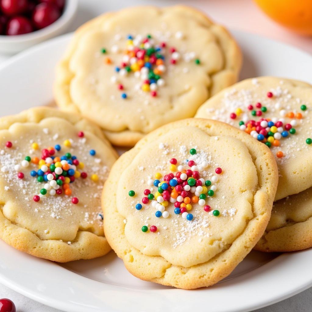 Finished Gluten Free Cranberry Orange Cookies