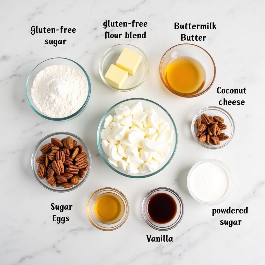 Gluten-Free Italian Cream Cake Ingredients