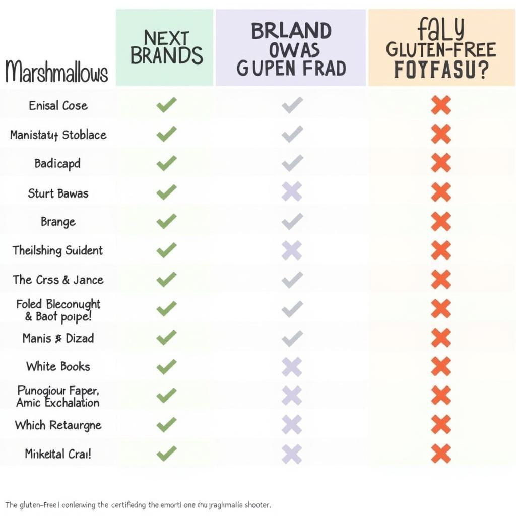 Gluten-Free Marshmallow Brands Comparison