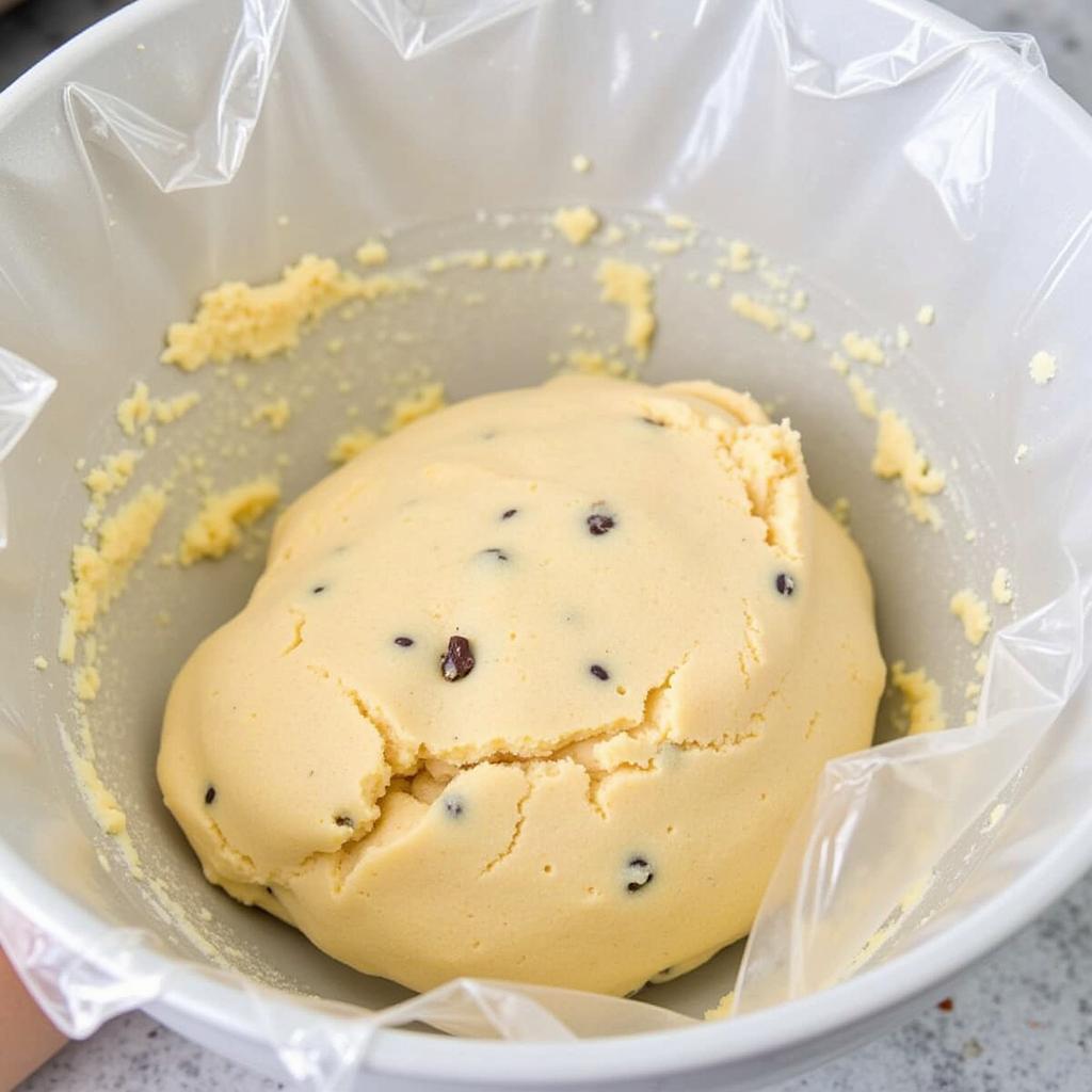 Chilling Gluten-Free Sugar Cookie Dough