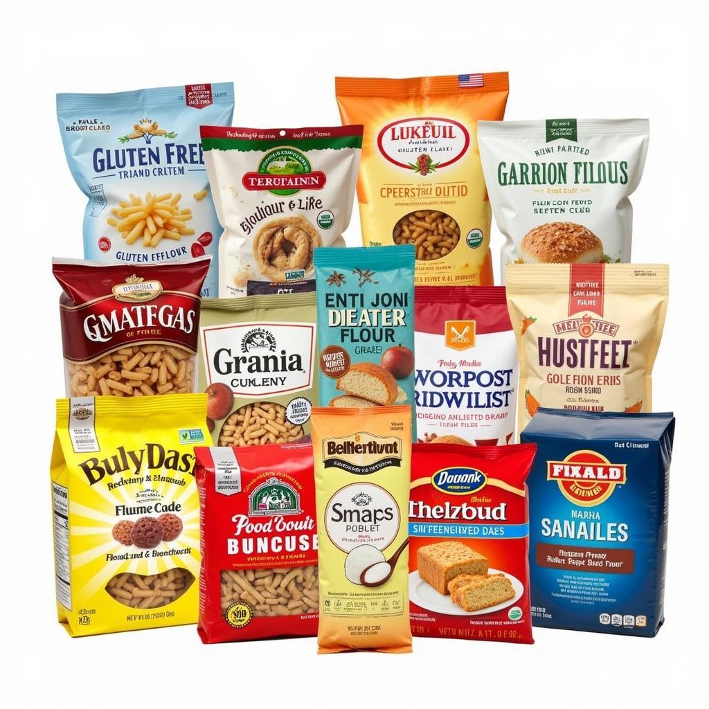 Gluten-free wholesale products in bulk packaging