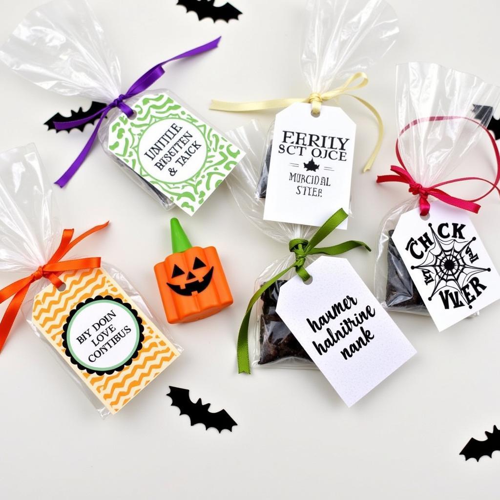 Halloween Tags on Treat Bags