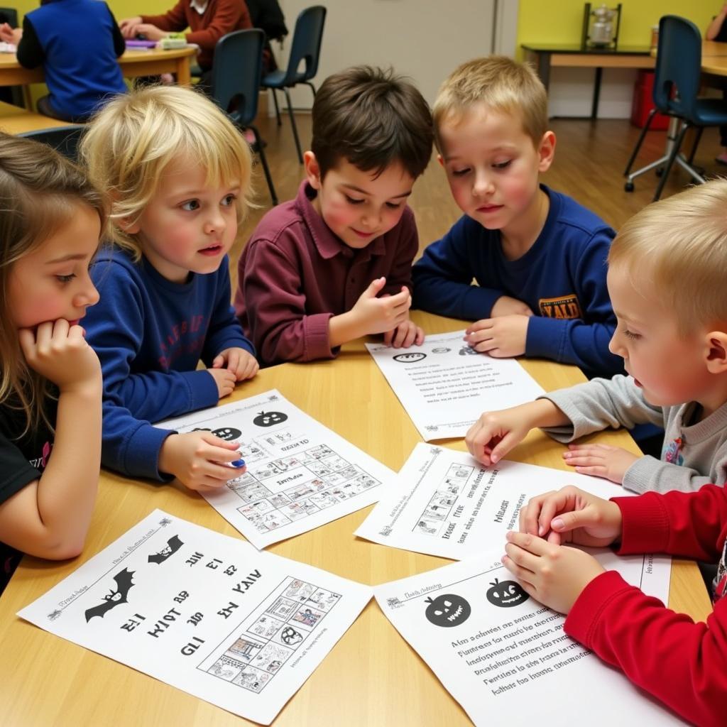 Halloween-Themed Learning Party for Preschoolers