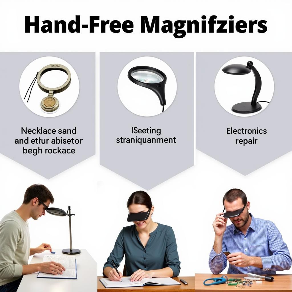 Hands-Free Magnifier Types