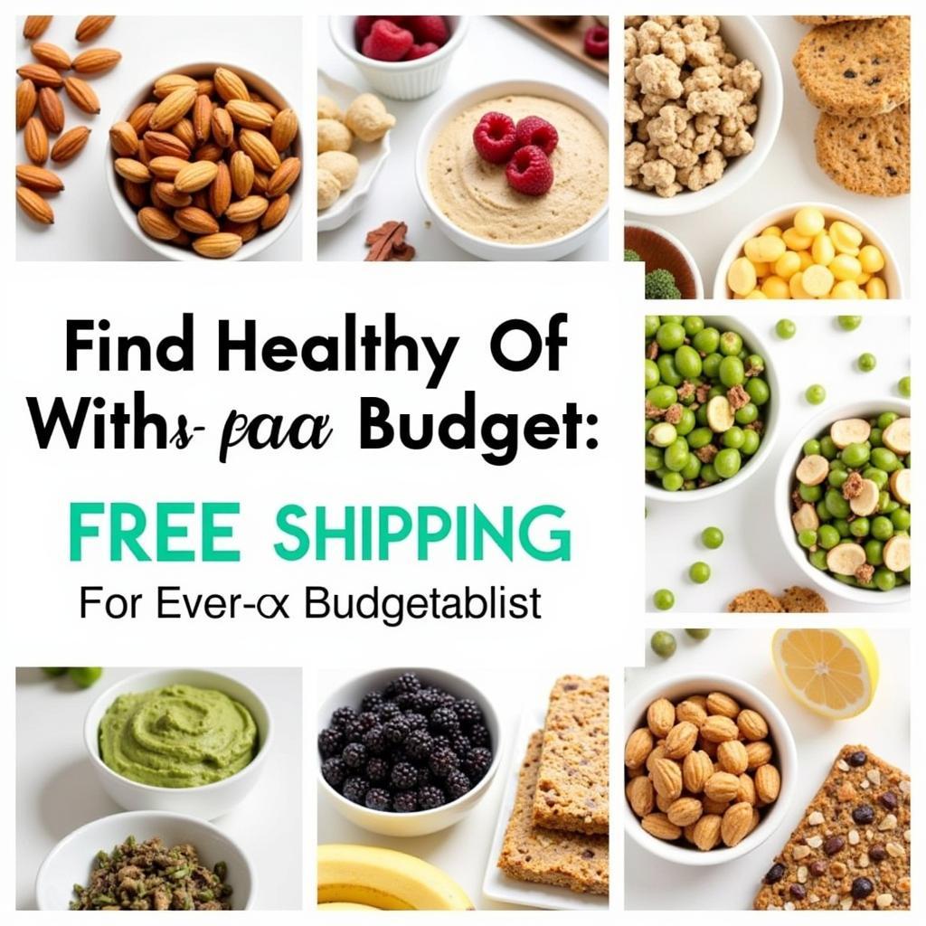 Healthy and affordable snacks with free shipping.