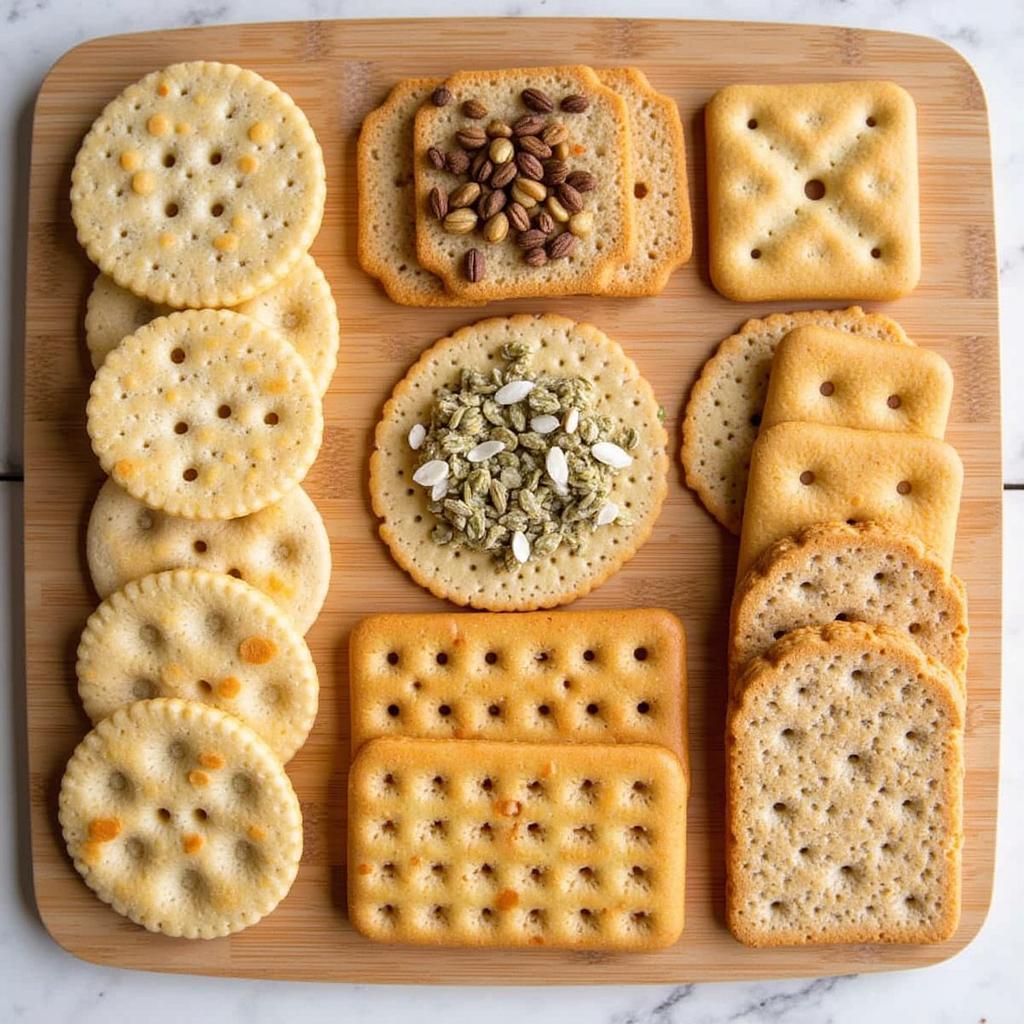 Variety of High Fiber Gluten Free Crackers