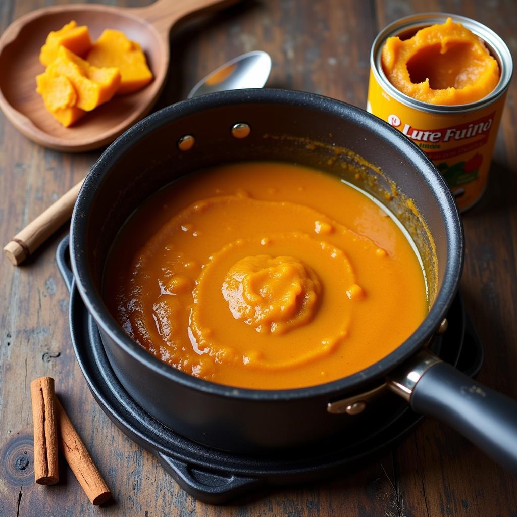 Homemade Sugar Free Pumpkin Sauce