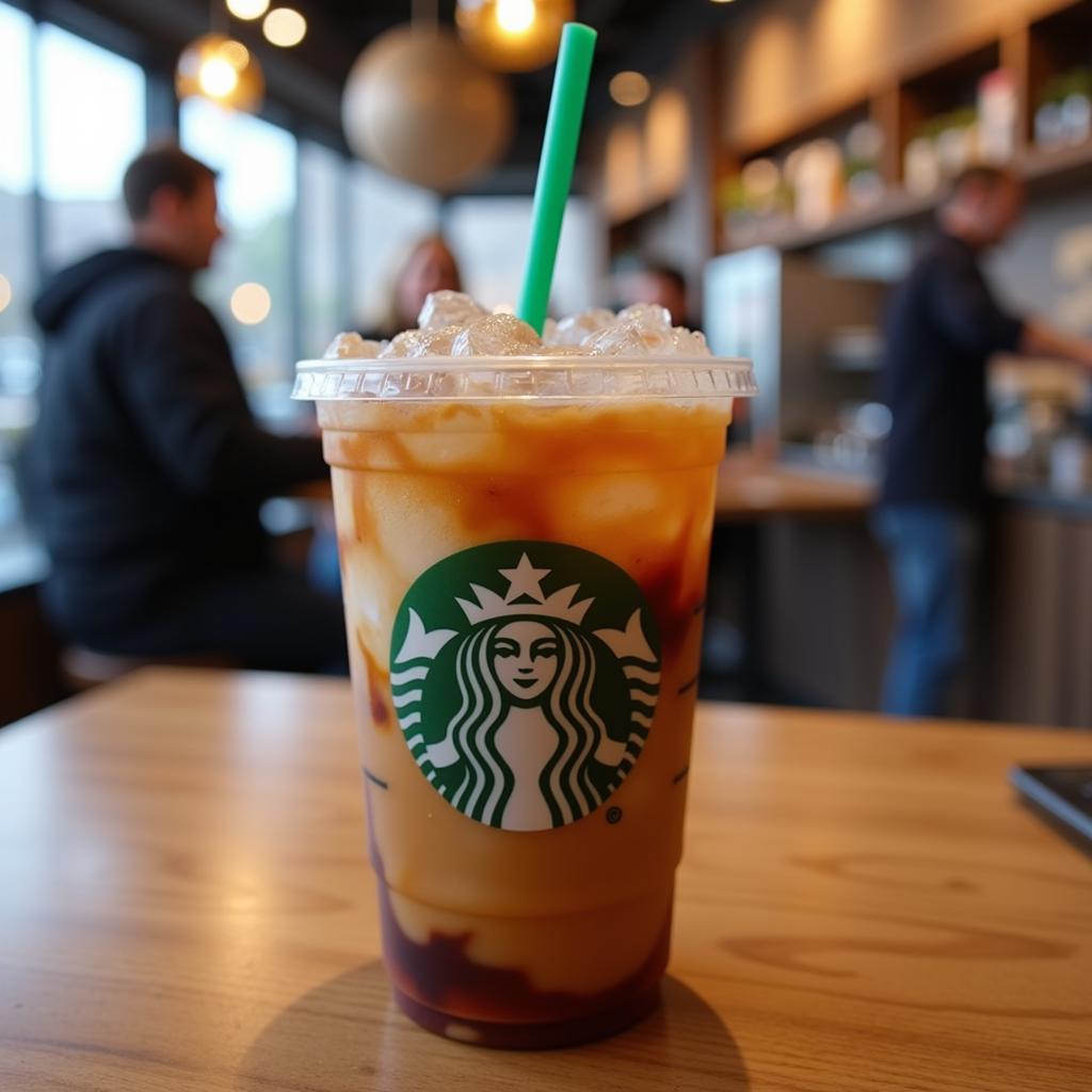 Iced Sugar-Free Pumpkin Spice Americano