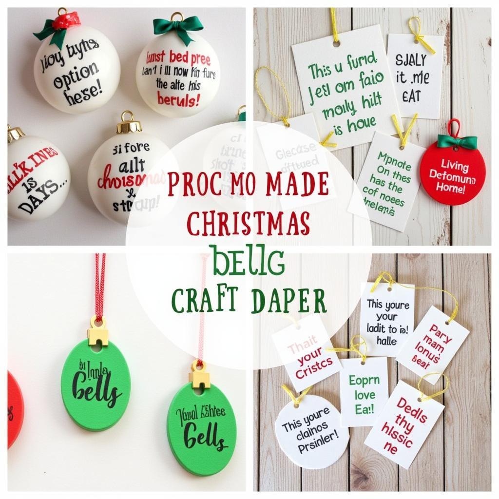 Creative Christmas Crafts using Jingle Bells Lyrics