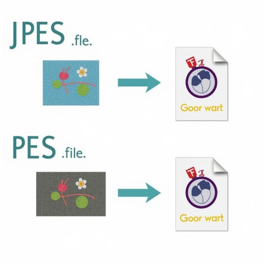 JPG to PES Conversion Process