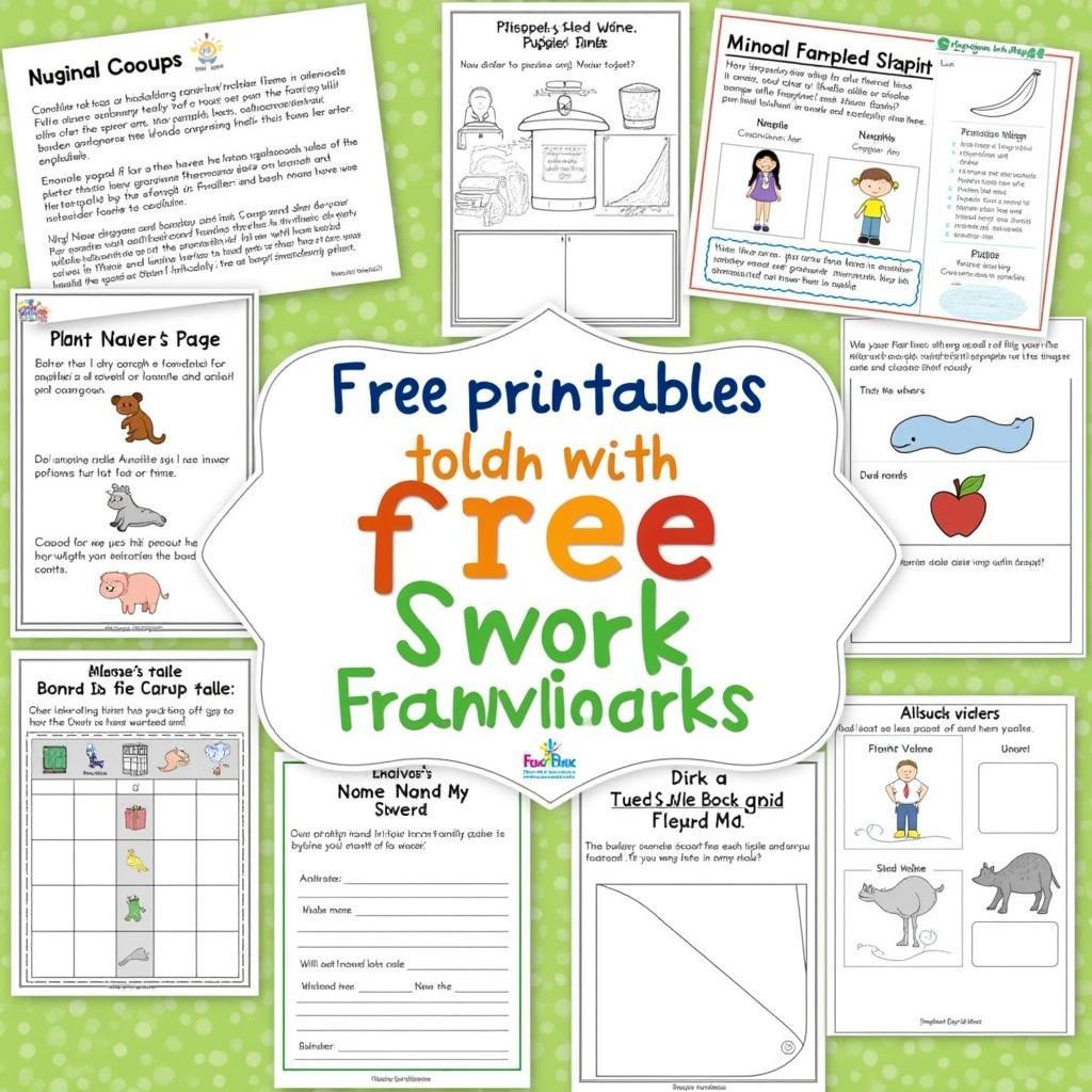 Kids Educational Printable Worksheet for Learning