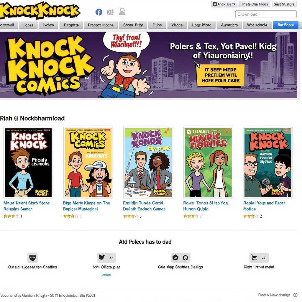 Knock Knock Comics Official Website