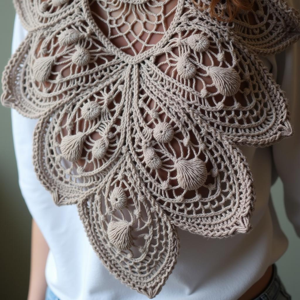 Intricate Lace Knit Shawl Free Pattern for Download