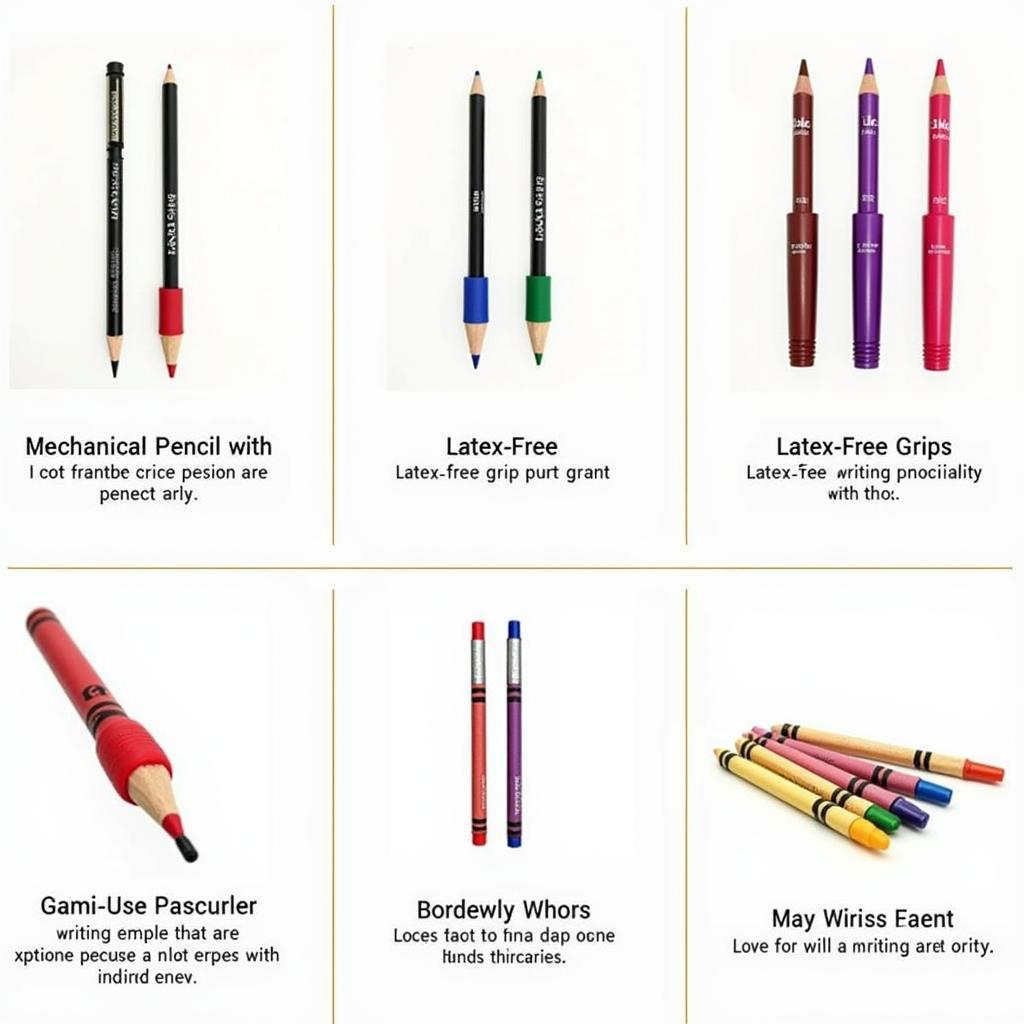 Latex-Free Writing Utensils