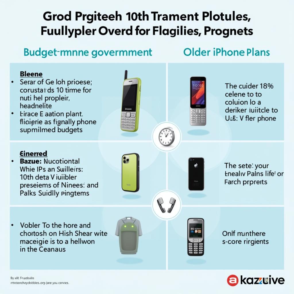 Various low-cost phone options