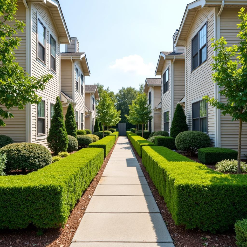 Exterior View of a Maintenance-Free Community