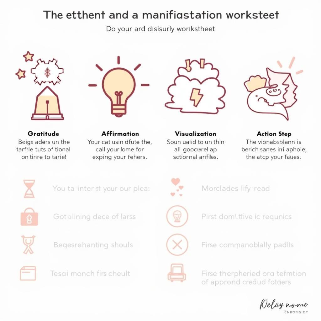 Explanation of Manifestation Worksheet Sections