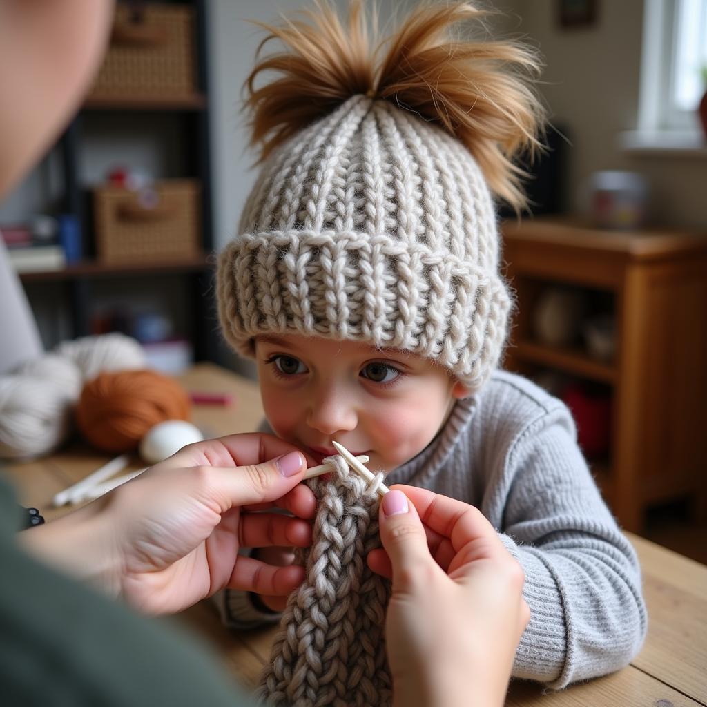 Free Messy Bun Hat Knitting Pattern: A Step-by-Step Guide