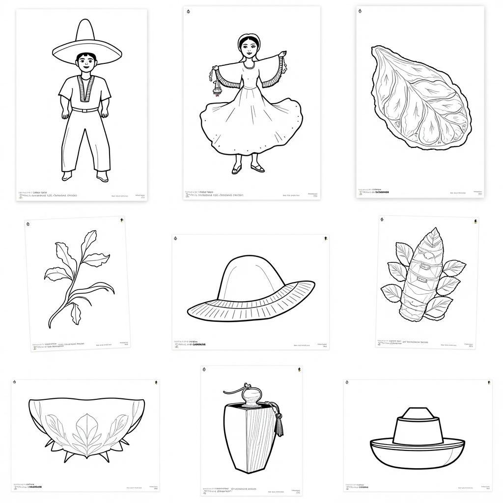 Mexican Culture Coloring Pages