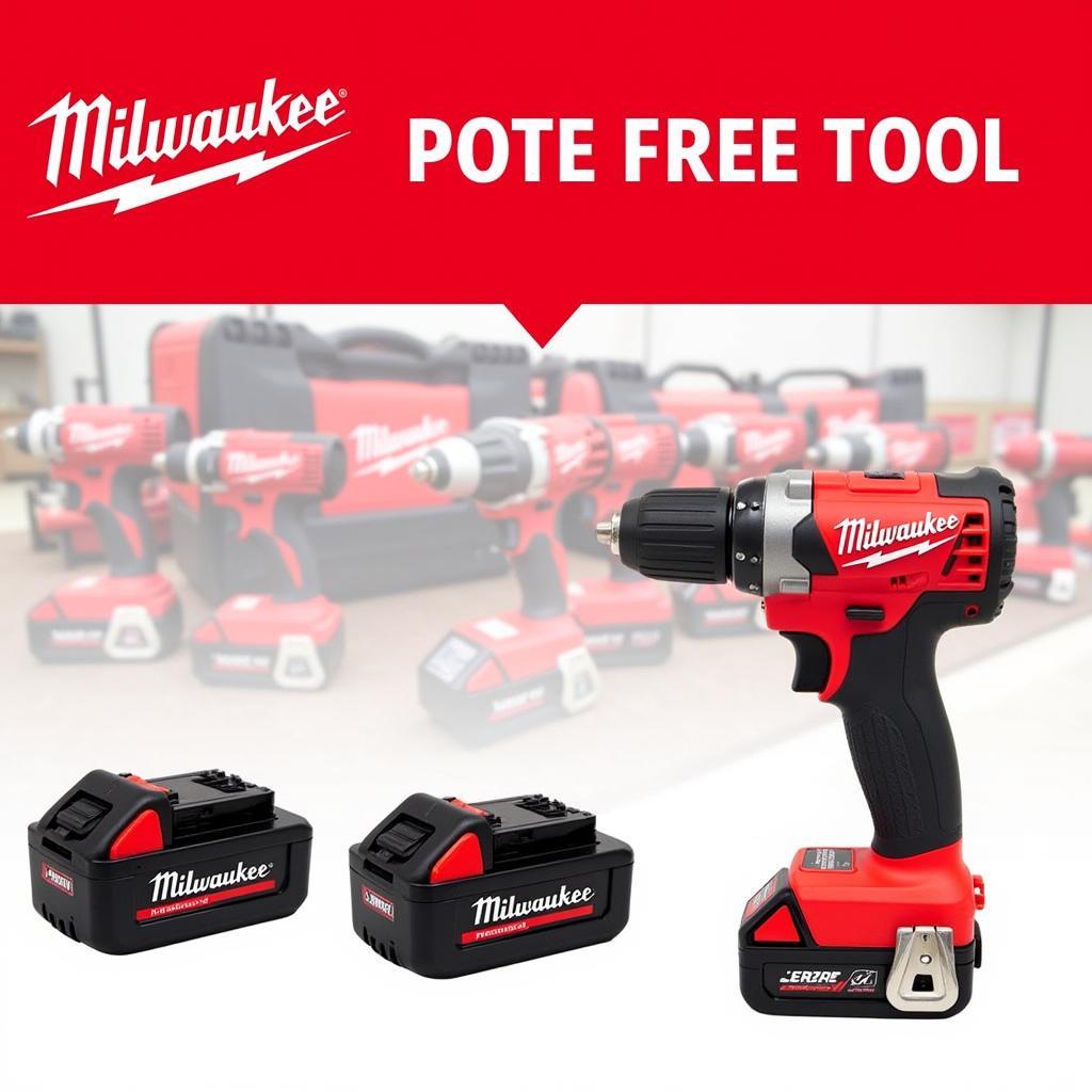 Milwaukee 2 Battery Free Tool Deal Image