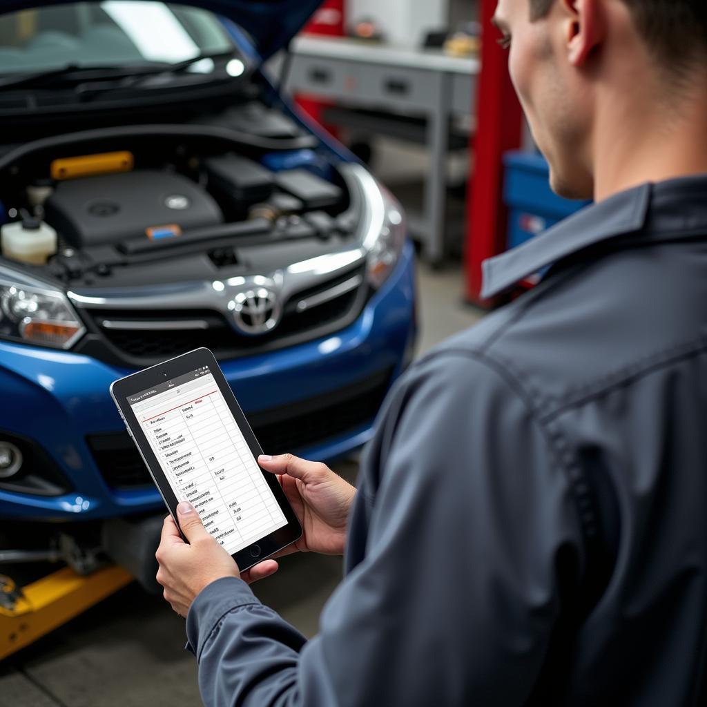 Using a Multi-Point Vehicle Inspection Checklist