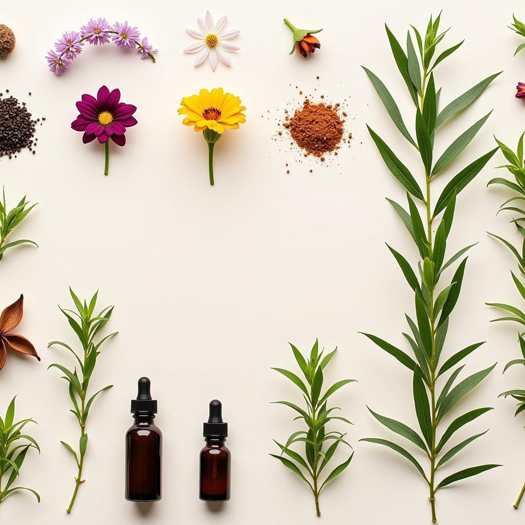 Natural ingredients used in making phthalate-free perfumes