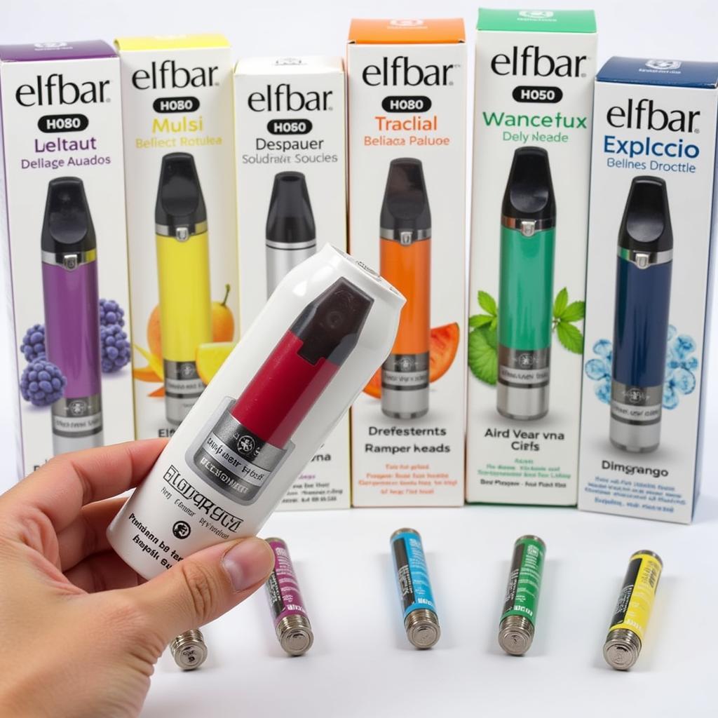 Various Nicotine Free Elfbar Flavors and Devices