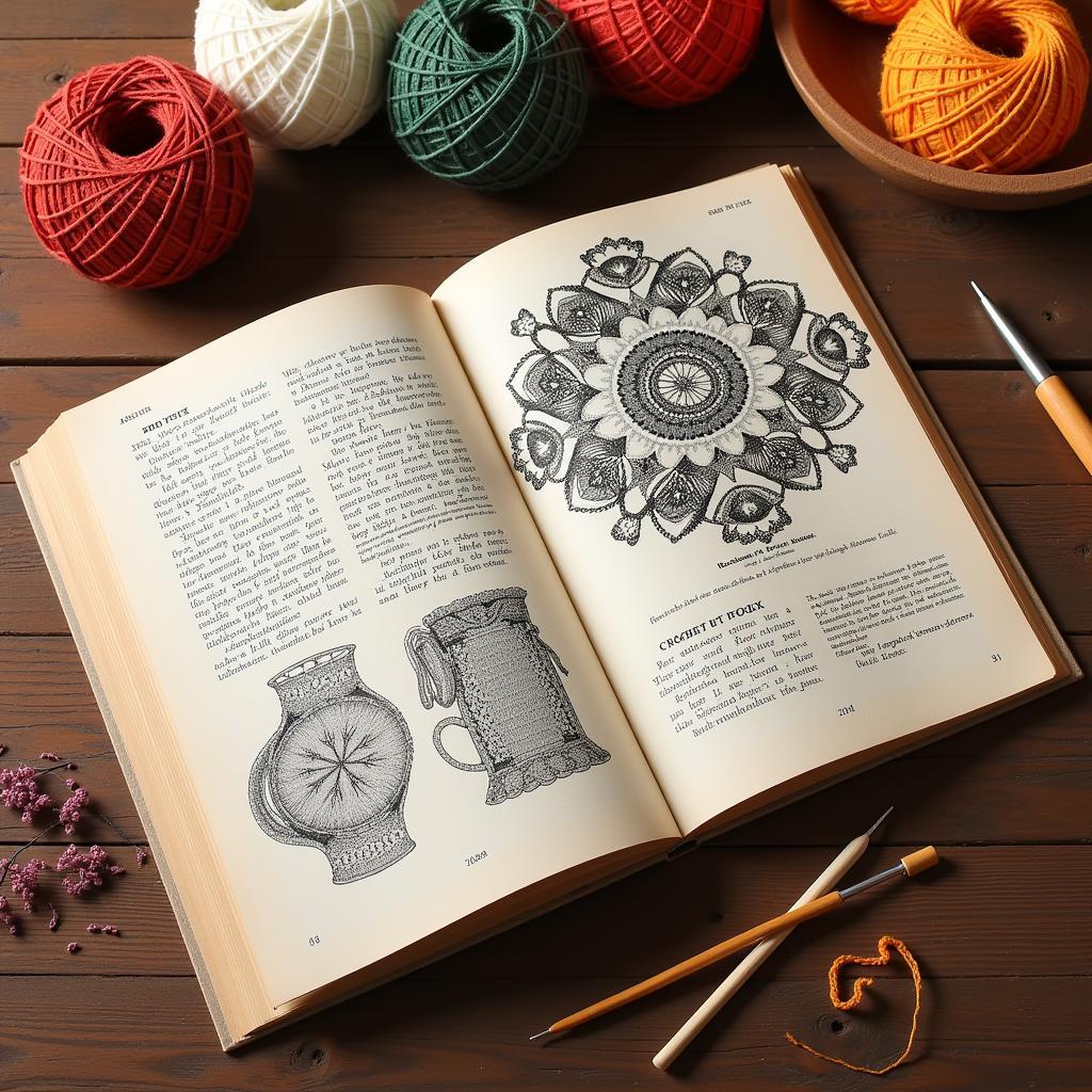 Vintage Oblong Crochet Doily Pattern